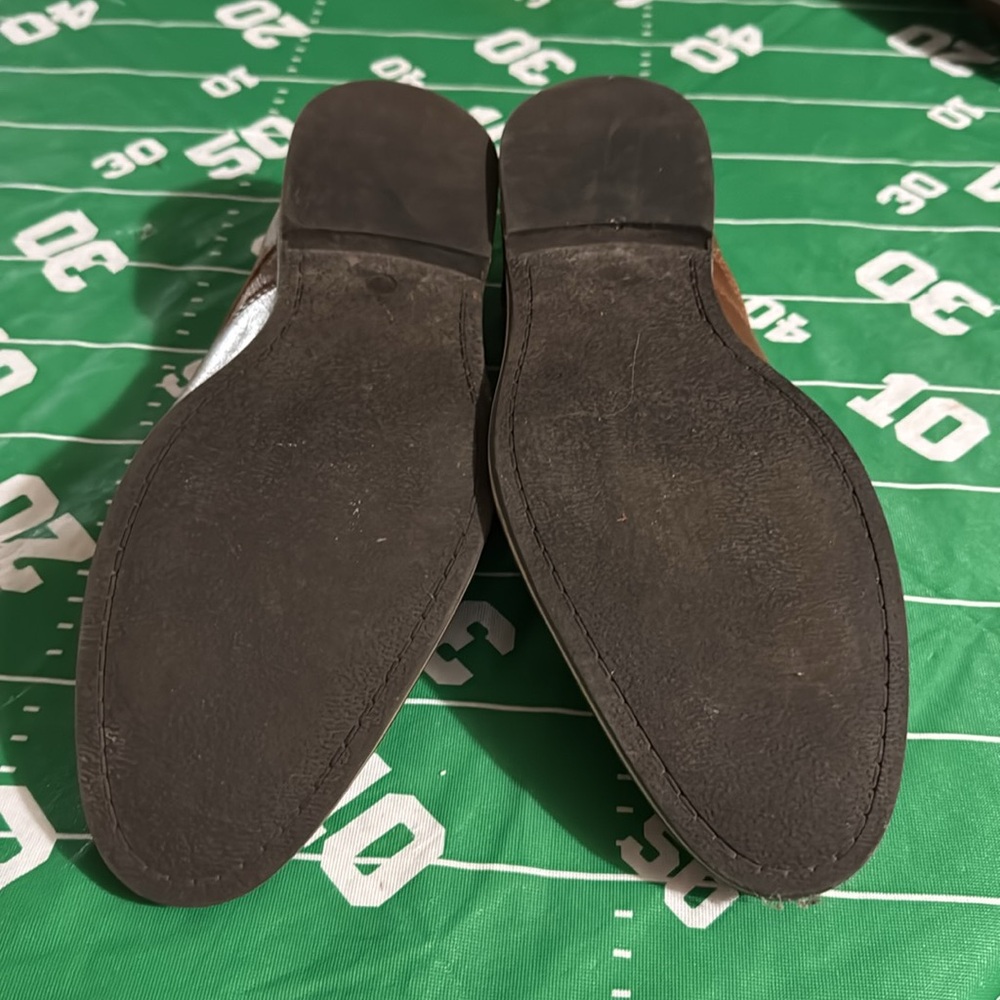 Restoration capped toe Oxford, 9-1/2, brown. - Picture 2 of 6